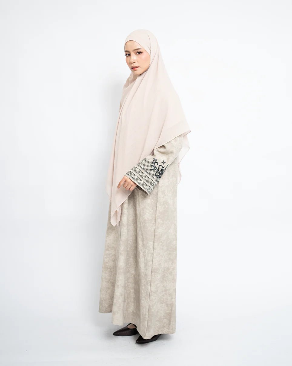Rafah Abaya Chupro Beige by Tubita - TUBITA