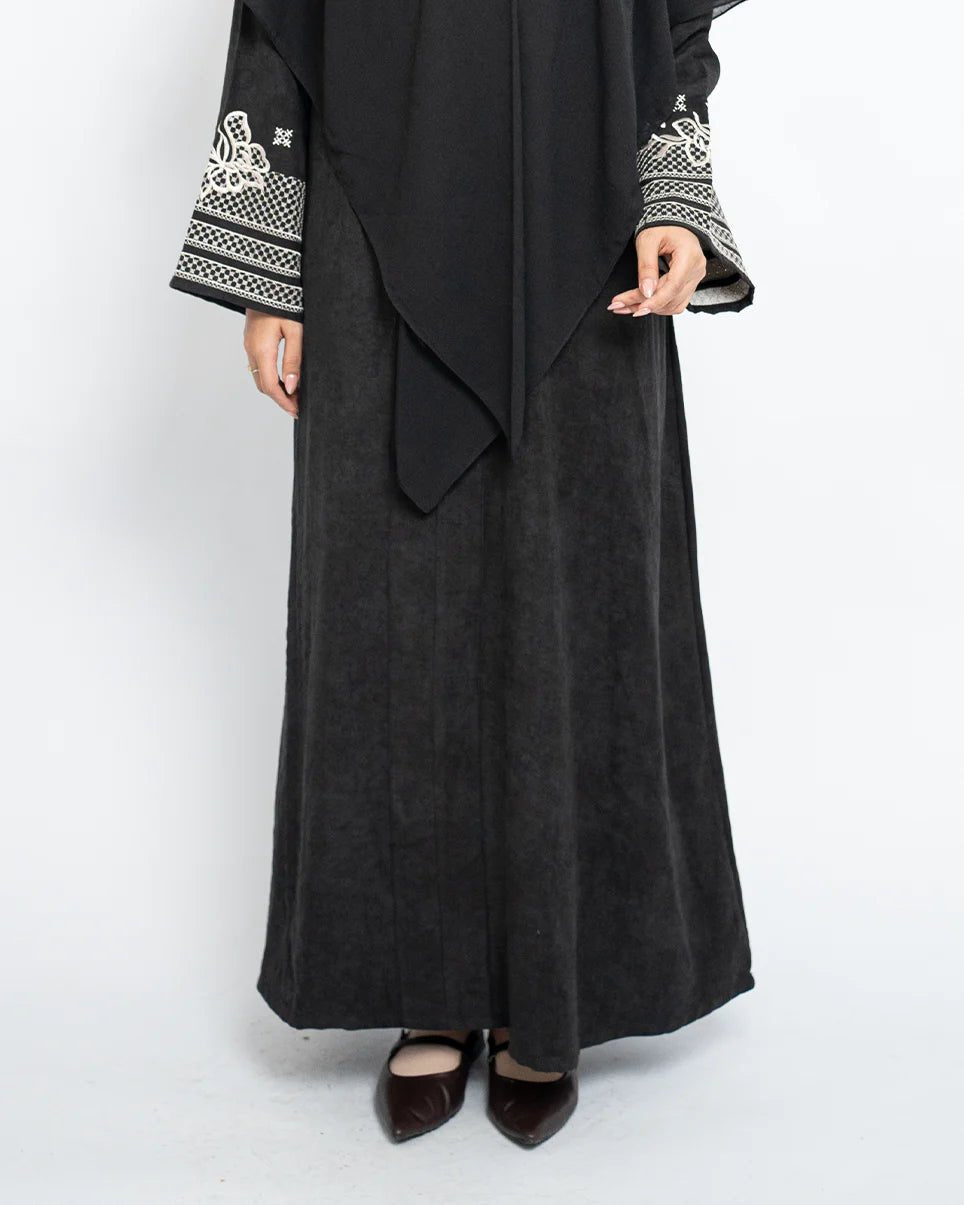 Rafah Abaya Chupro Black by Tubita - TUBITA