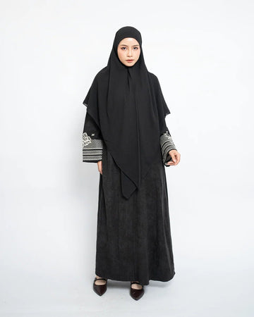 Rafah Abaya Chupro Black by Tubita - TUBITA