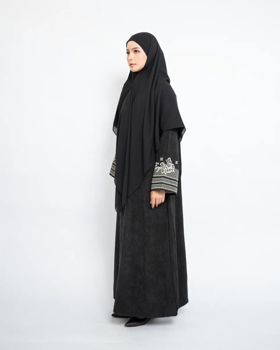 Rafah Abaya Chupro Black by Tubita - TUBITA