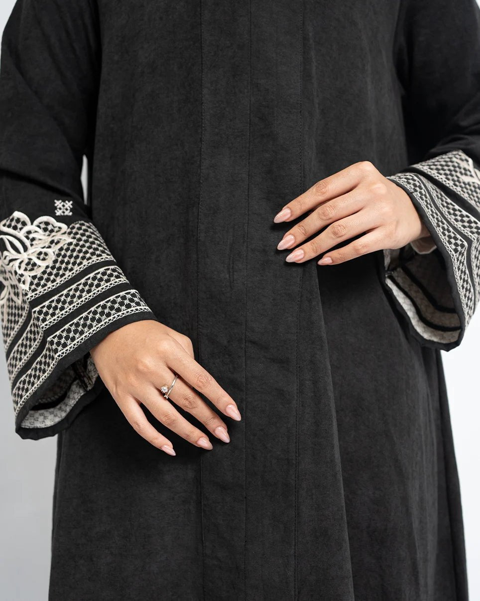 Rafah Abaya Chupro Black by Tubita - TUBITA