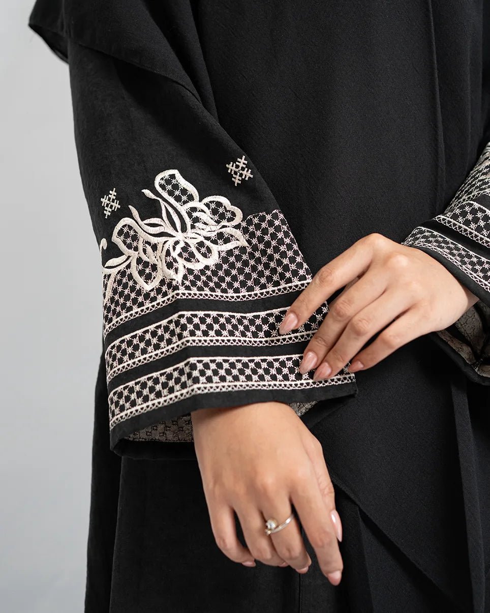 Rafah Abaya Chupro Black by Tubita - TUBITA