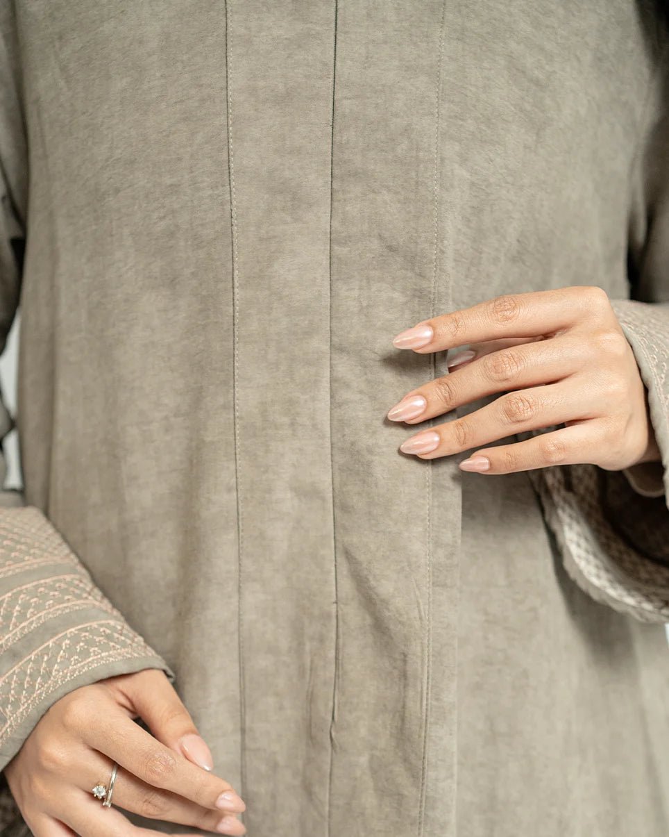 Rafah Abaya Chupro Mocca by Tubita - TUBITA