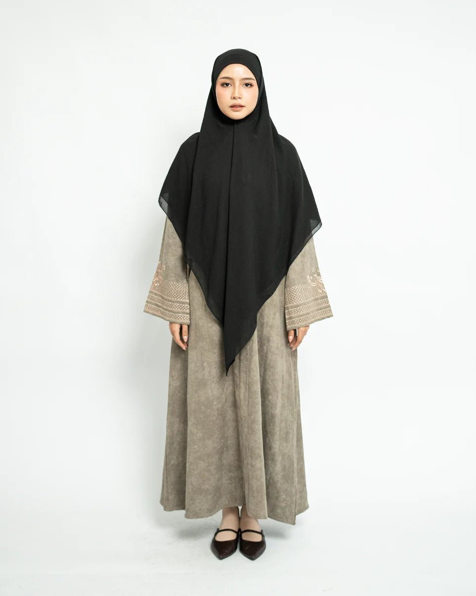Rafah Abaya Chupro Mocca by Tubita - TUBITA