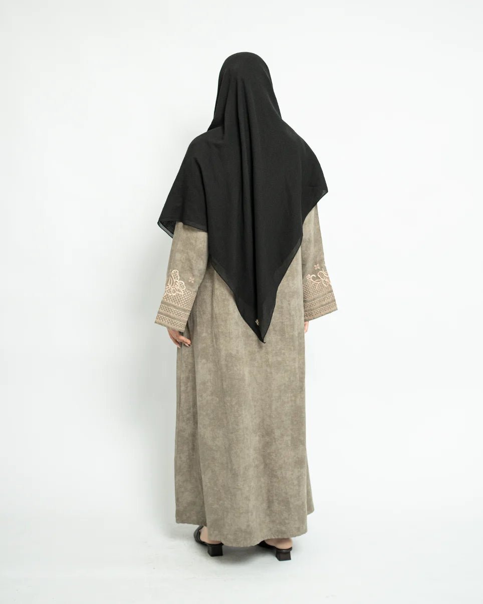 Rafah Abaya Chupro Mocca by Tubita - TUBITA