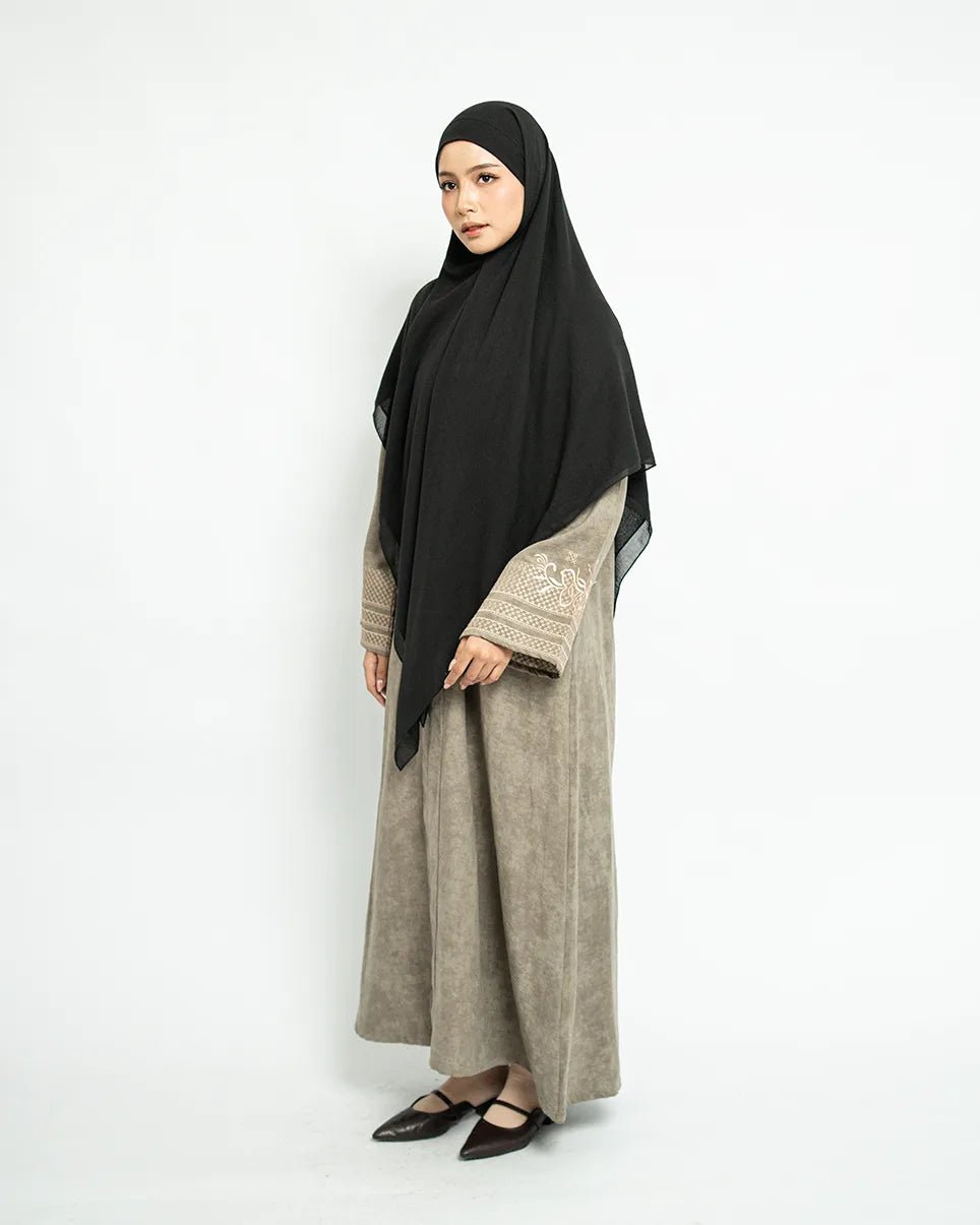 Rafah Abaya Chupro Mocca by Tubita - TUBITA