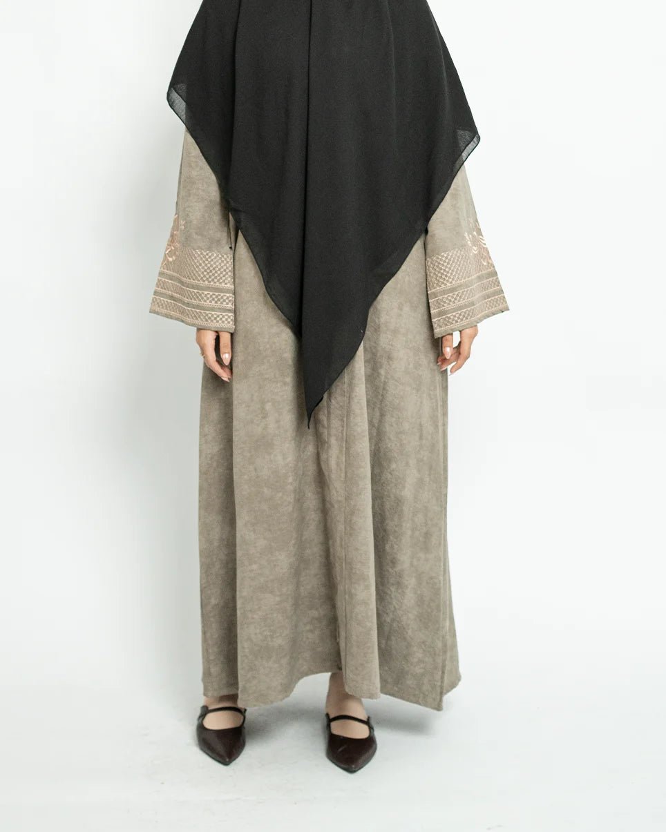Rafah Abaya Chupro Mocca by Tubita - TUBITA