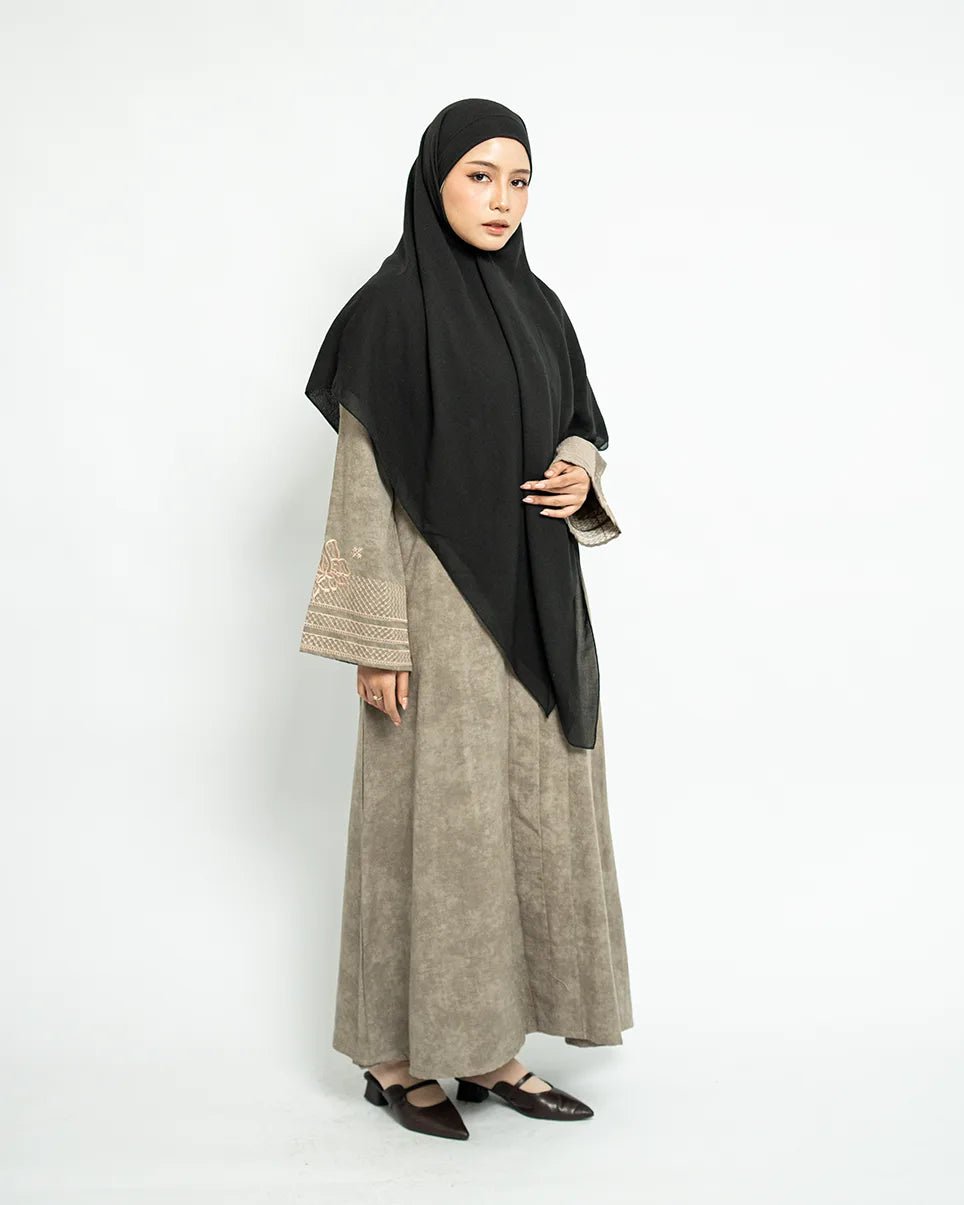 Rafah Abaya Chupro Mocca by Tubita - TUBITA