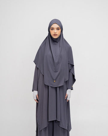 Saba Tunik Dark Grey by Tubita