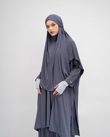 Saba Tunik Dark Grey by Tubita