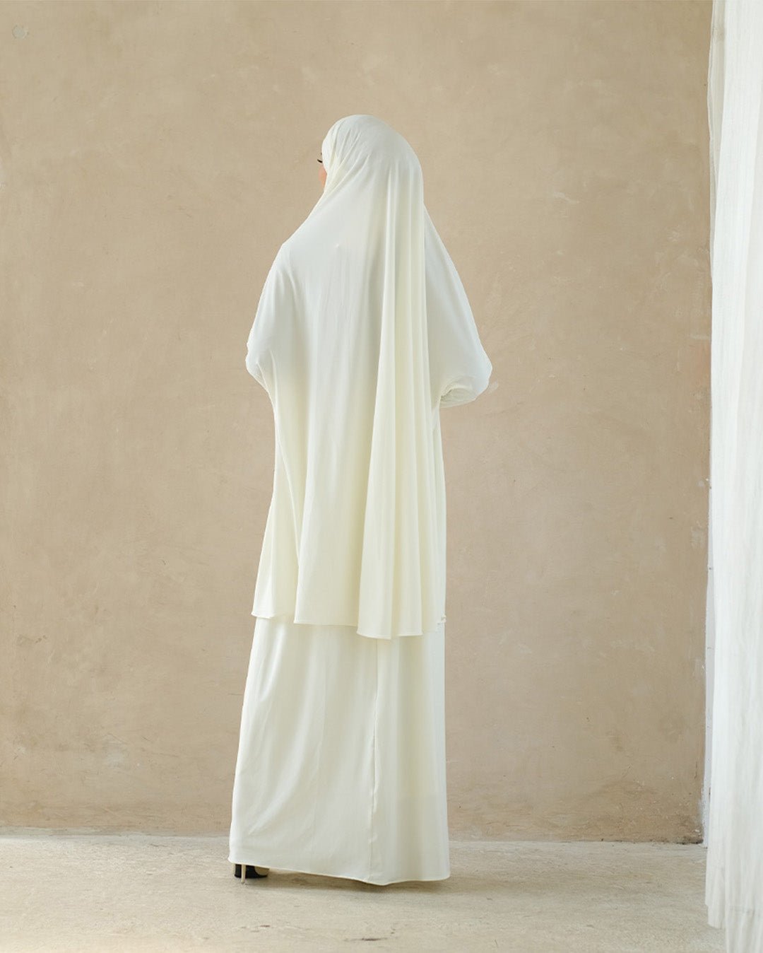 Safa Abaya Set Broken White by Tubita - TUBITA