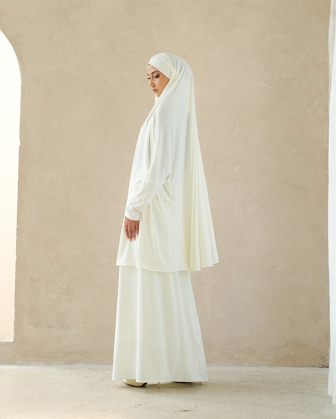 Safa Abaya Set Broken White by Tubita - TUBITA