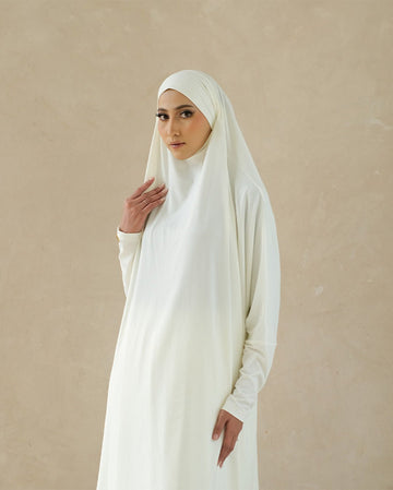 Safa Abaya Set Broken White by Tubita