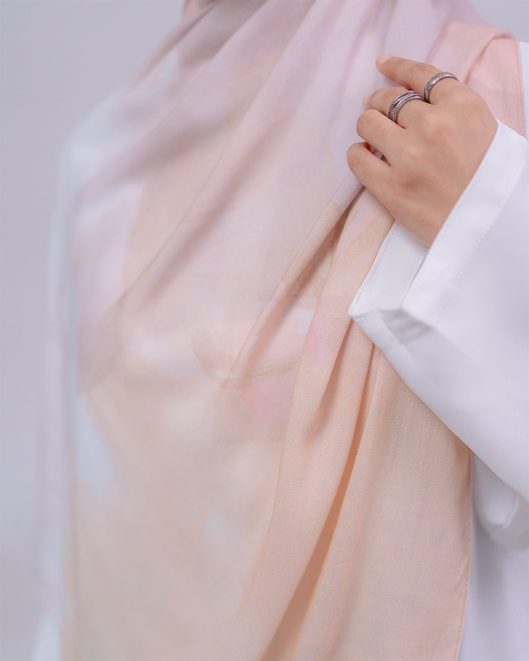 Sahra Marble Viscose Printed - TUBITA