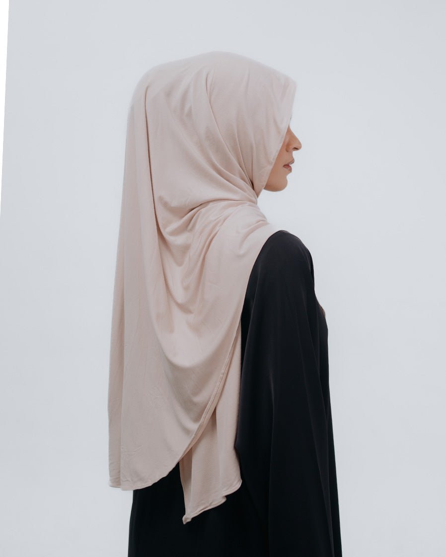 Salwa Pashmina Instant Beige by Tubita - TUBITA