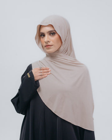 Salwa Pashmina Instant Beige by Tubita