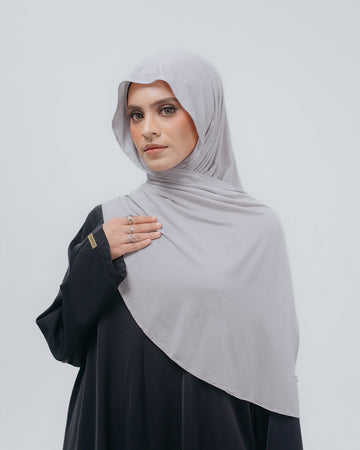 Salwa Pashmina Instant Silver by Tubita