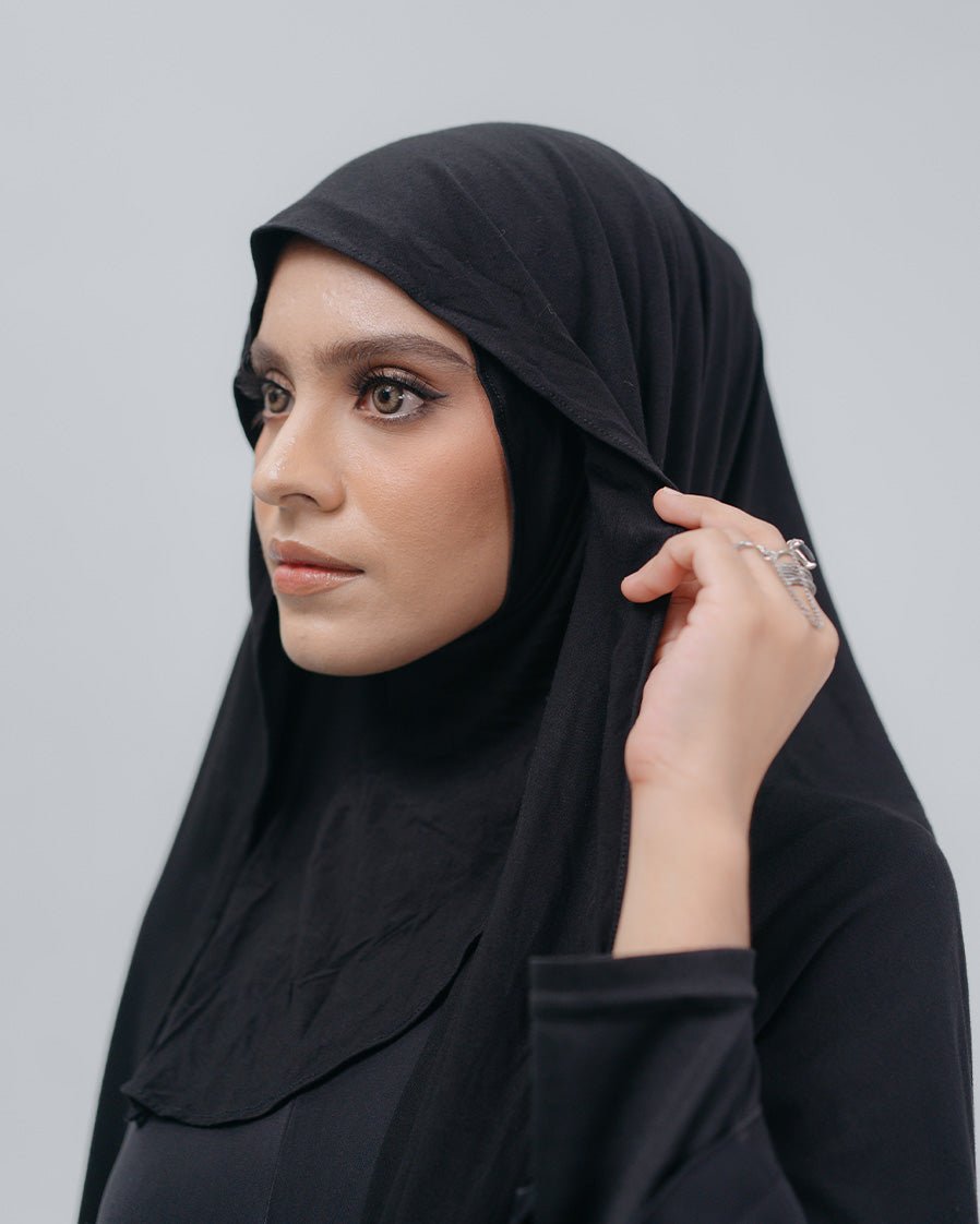 Salwa Viscose Spandek Instan Black by TUBITA - TUBITA