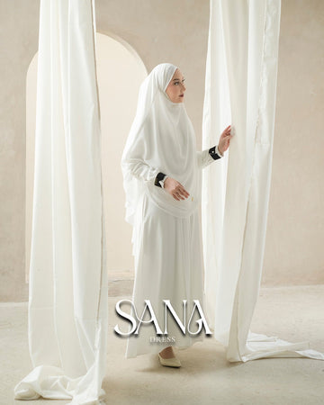 Sana Dress Broken White by TUBITA