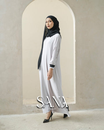 Sana Dress SIlver by TUBITA