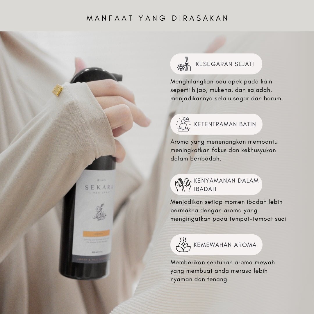 Sekara Linen Spray Variant Raudah - TUBITA