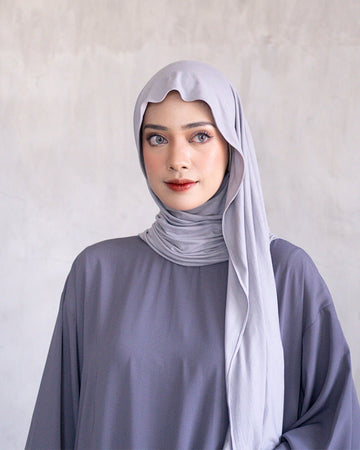 Velora Pashmina Ash Grey by Tubita