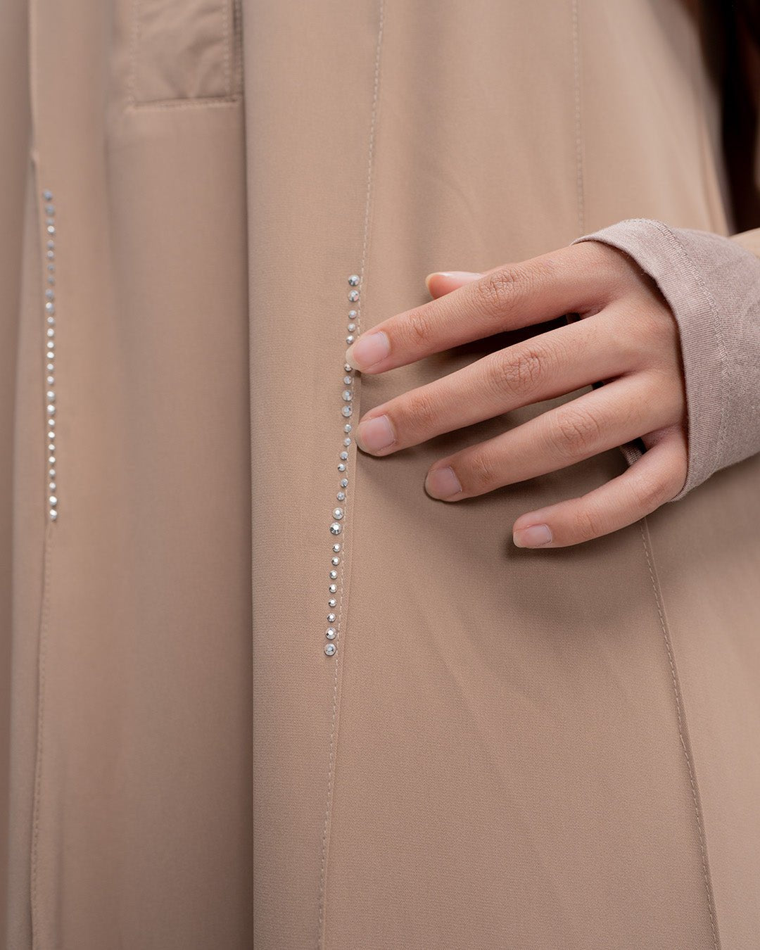 Zalina Abaya Mocca by TUBITA - Baju Umroh Wanita - TUBITA