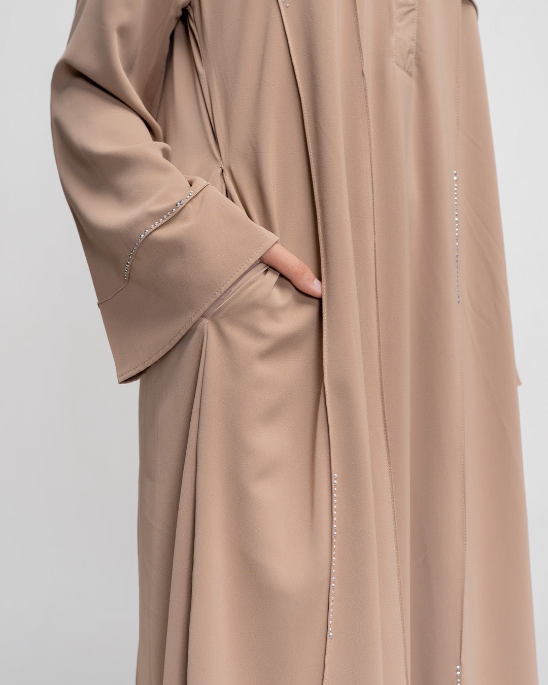 Zalina Abaya Mocca by TUBITA - Baju Umroh Wanita - TUBITA