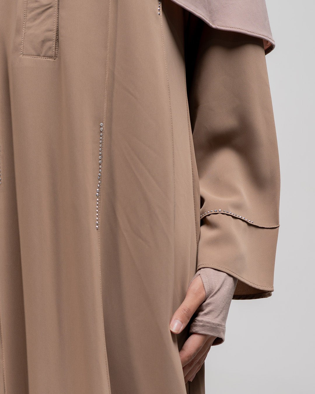 Zalina Abaya Mocca by TUBITA - Baju Umroh Wanita - TUBITA