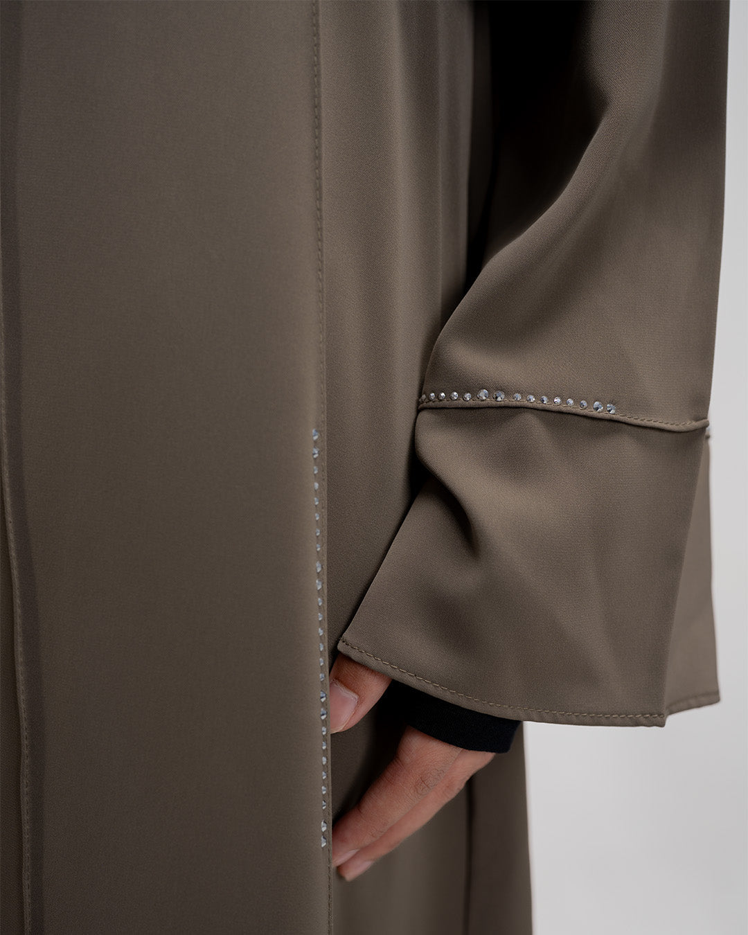 Zalina Abaya Olive by TUBITA - Baju Umroh Wanita - TUBITA