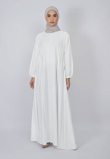 Camila Dress Broken White by Tubita - Tufine