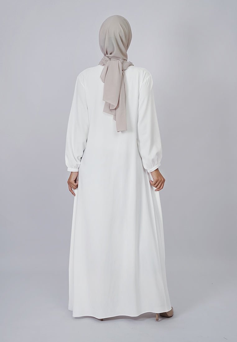 Camila Dress Broken White by Tubita - Tufine
