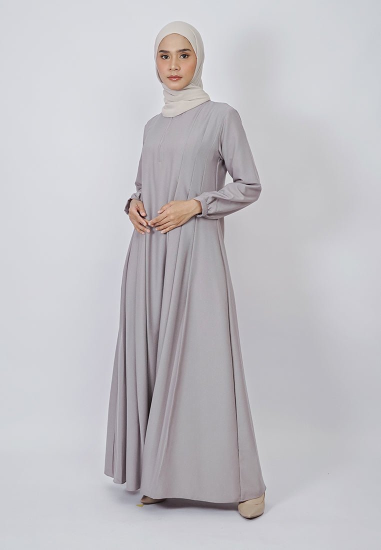 Camila Dress Silver Grey by Tubita - Tufine