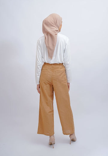 Diva Culottes Pants Brown by Tufine