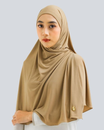 Havva Pashmina Instant Mocca by Tubita