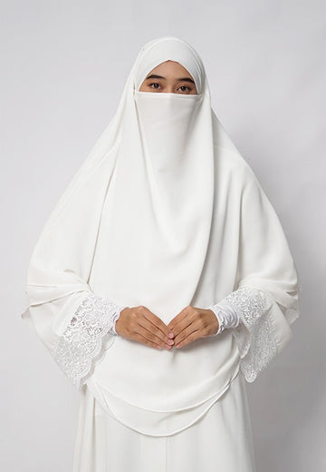 Saqeena French Khimar by Tubita Hijab Instant